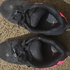 Black and Pink Sneakers